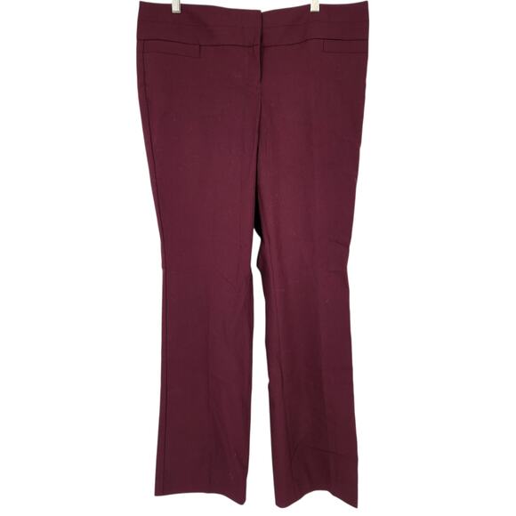 The Limited Career Pants – Red – SZ 14 – Exact Stretch / Bootcut / Quiet Luxury - Picture 1 of 5